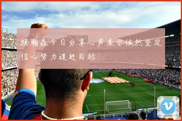 杨瀚森今日分享心声表示依然坚定信心努力追赶目标